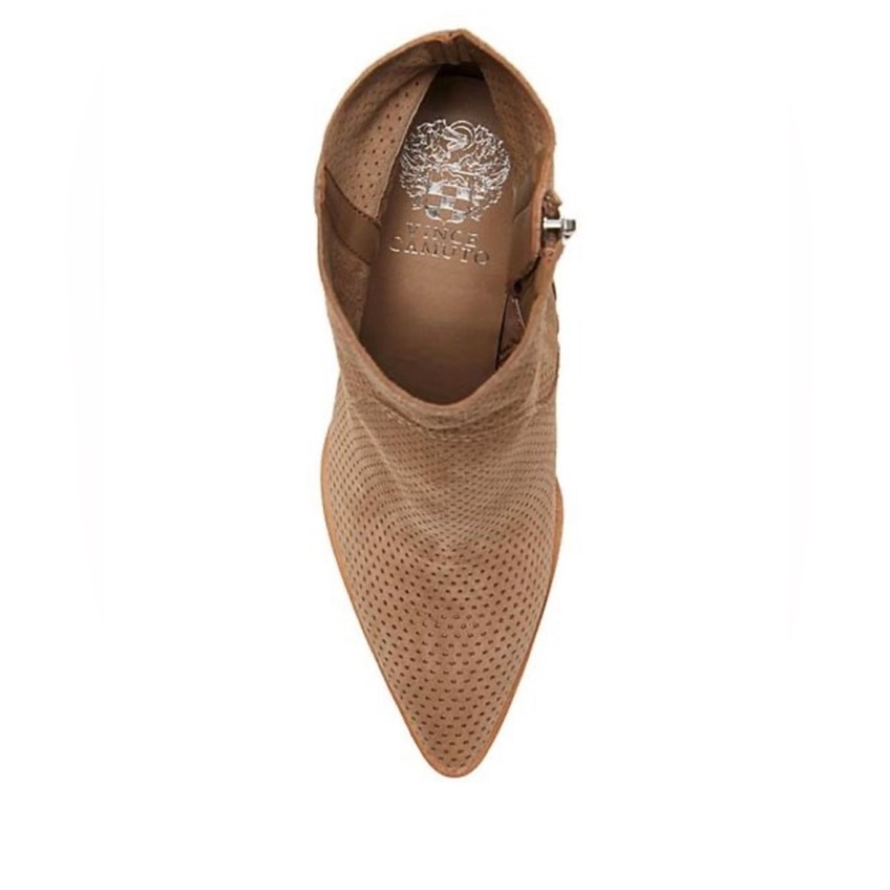 COPY - NWOB Vince Camuto Cava Ankle Suede Bootie Size 10 - Picture 4 of 5